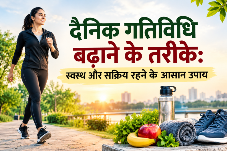 दैनिक गतिविधि बढ़ाने के तरीके