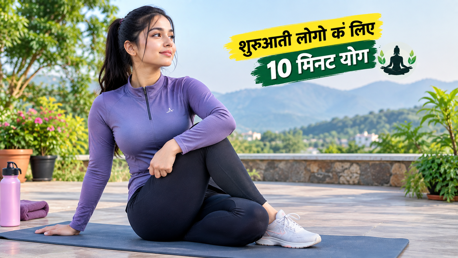 शुरुआती लोगों के लिए 10 मिनट योग